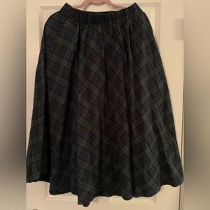 Tartan plaid full skirt. Beautiful as is but can always cut it shorter